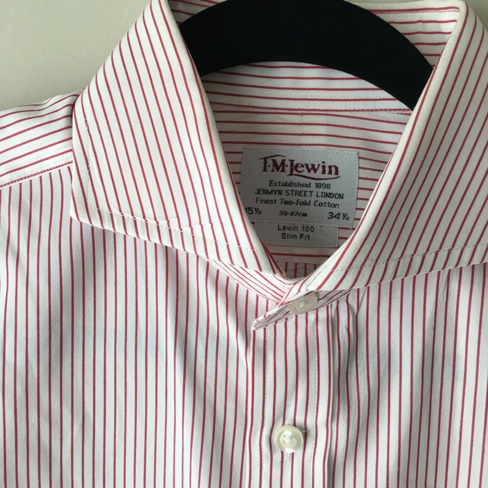 T.M. Lewin  Men Shirt 15 1/2 - 34 1/2